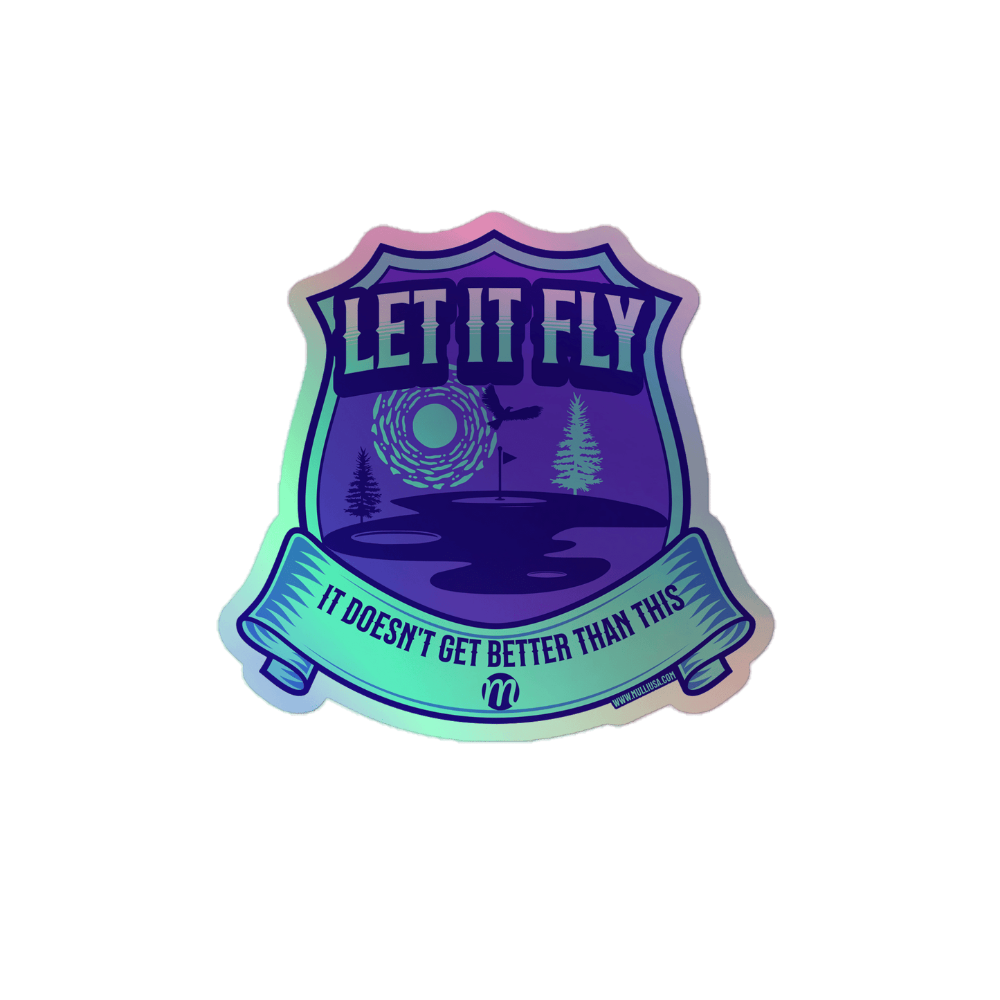 Let It Fly - Holographic stickers - Mulli USA