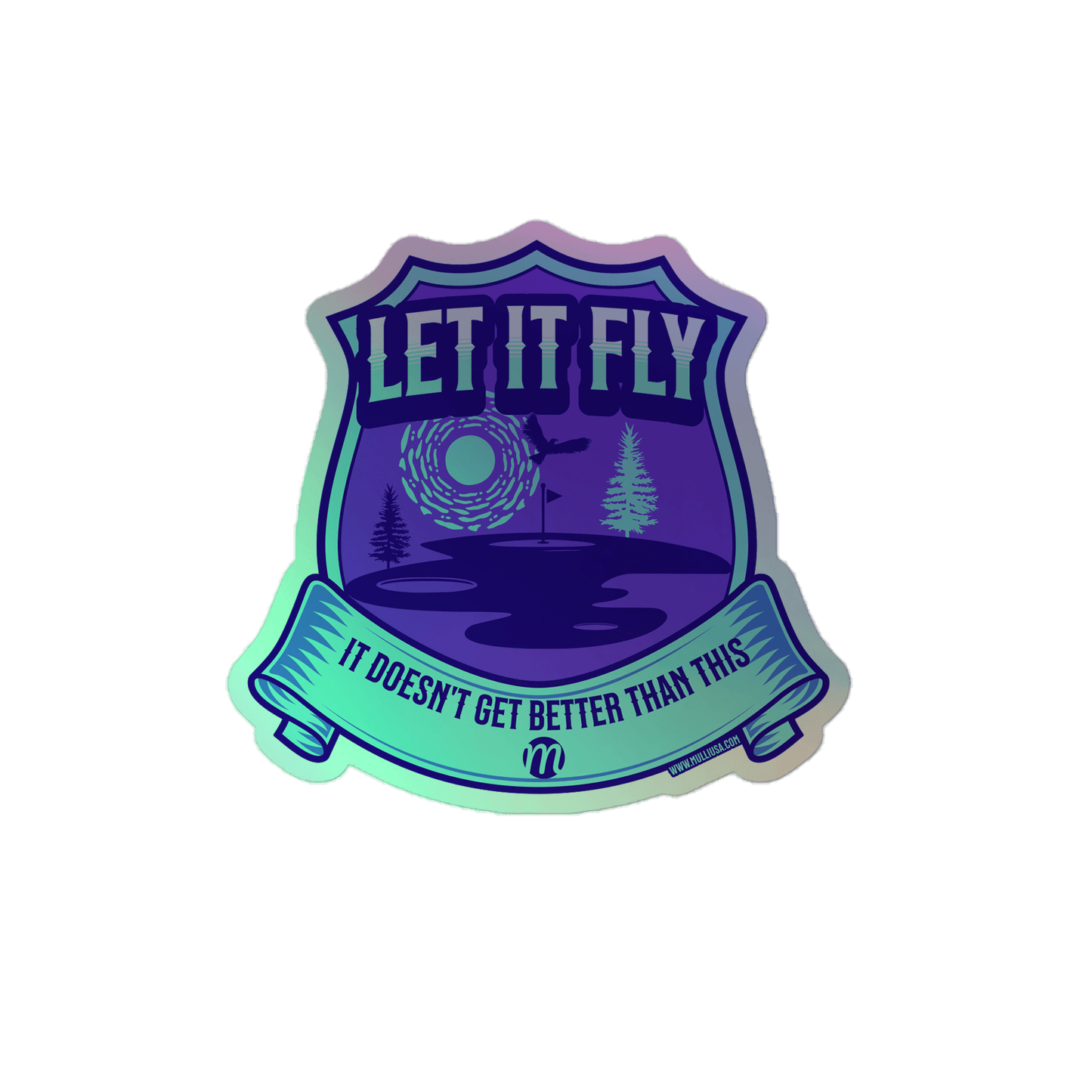 Let It Fly - Holographic stickers - Mulli USA