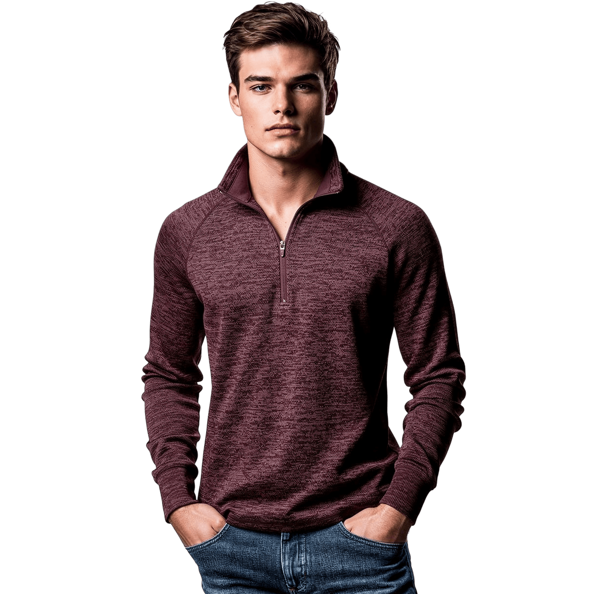 Mulli HeatherFlexTec™ Quarter Zip Pullover - Mulli USA