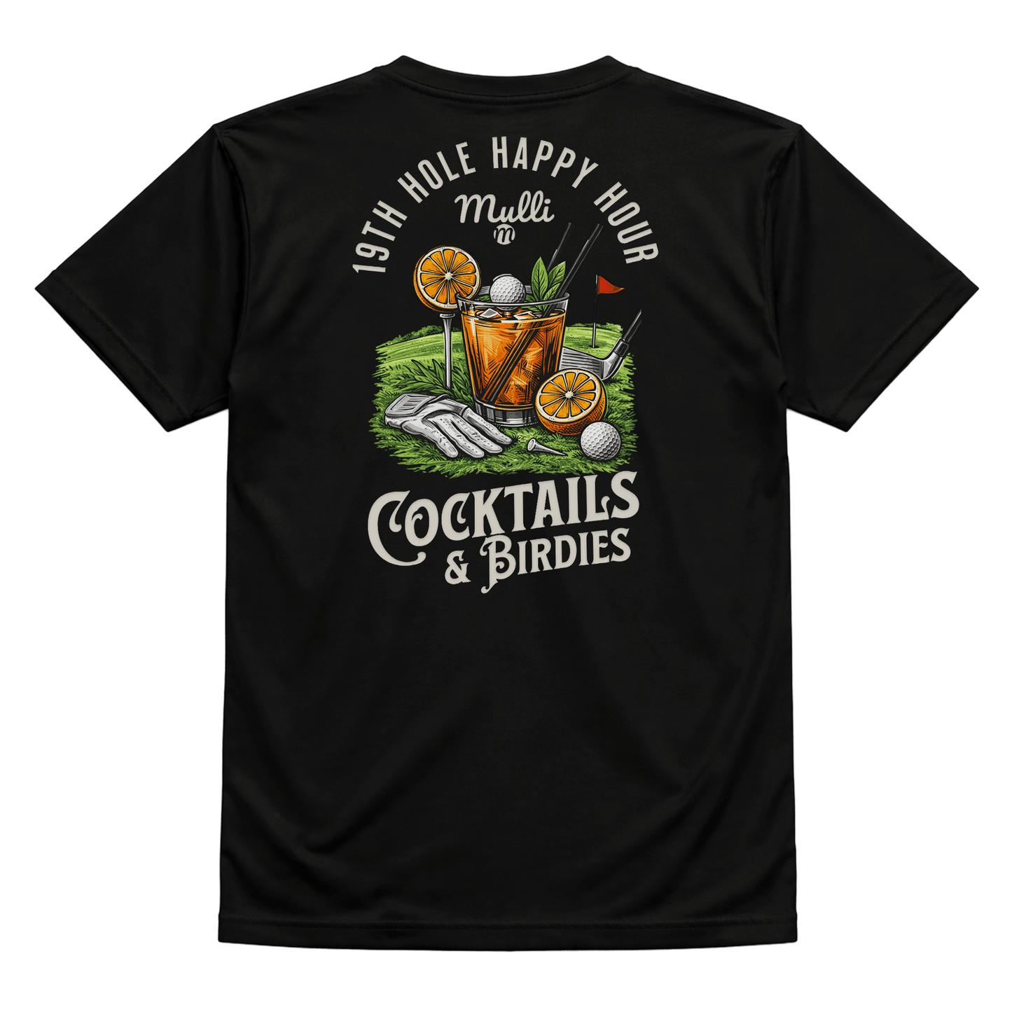 Mulli ShieldTec™ Golf Tee – Cocktails & Birdies - Mulli USA