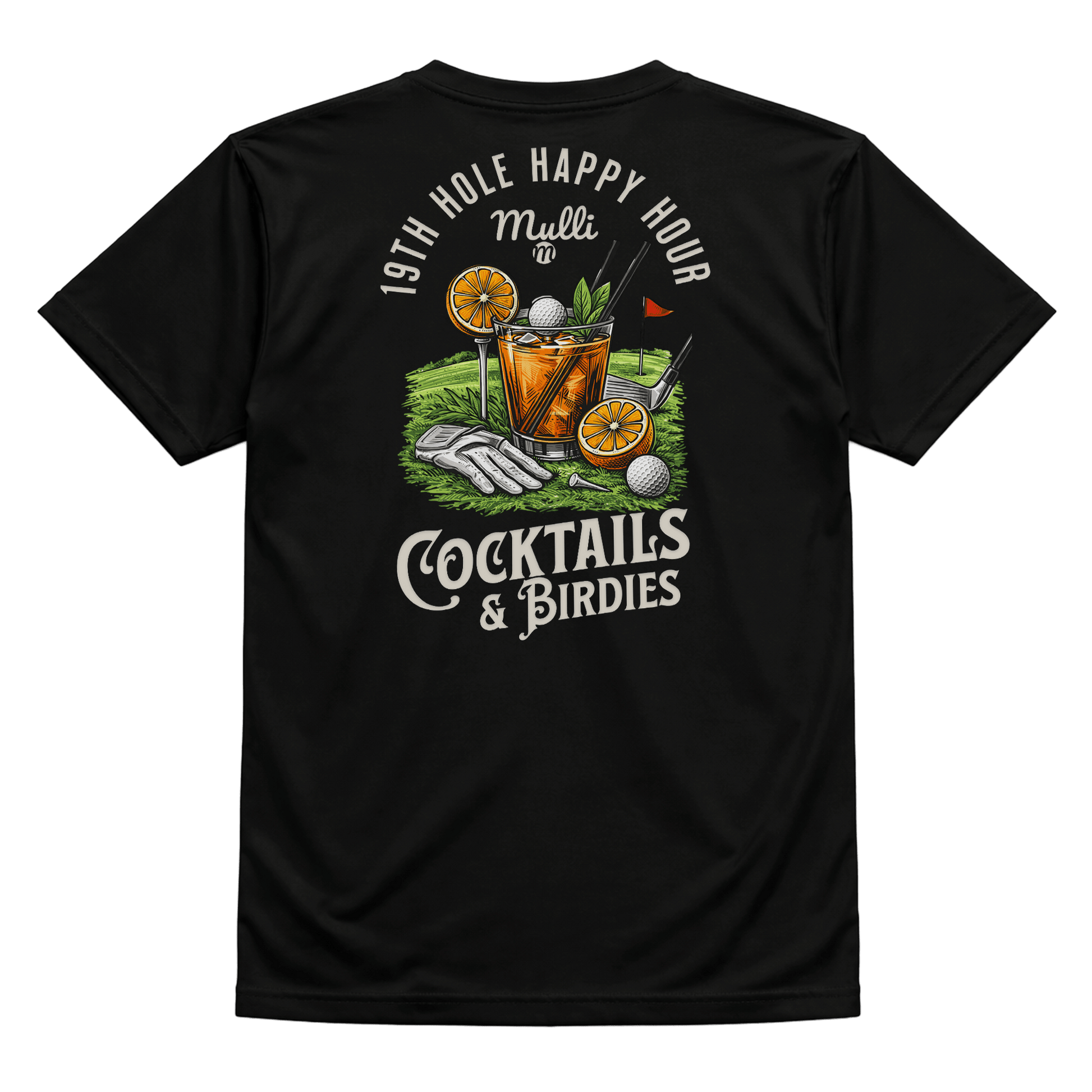 Mulli ShieldTec™ Golf Tee – Cocktails & Birdies - Mulli USA