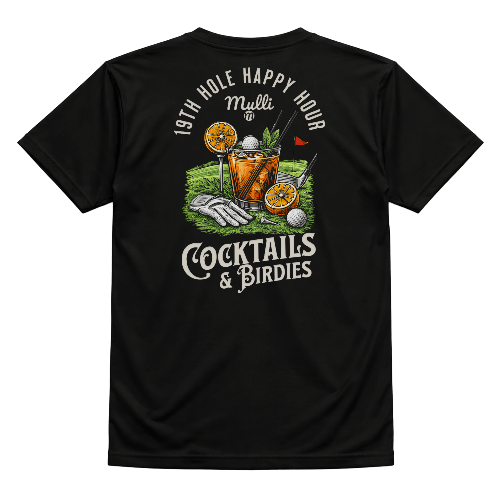 Mulli ShieldTec™ Golf Tee – Cocktails & Birdies - Mulli USA