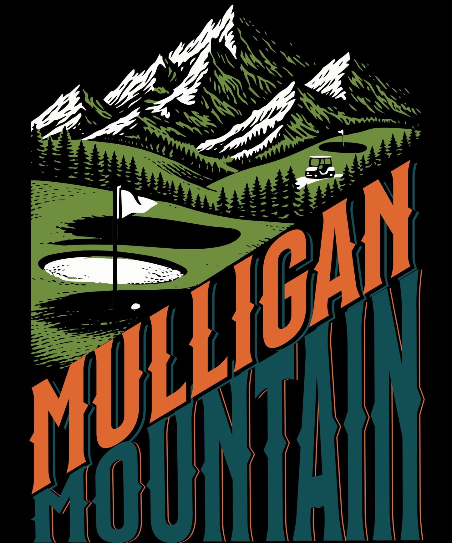 Mulli ShieldTec™ Golf Tee – Mulligan Mountain - Mulli USA