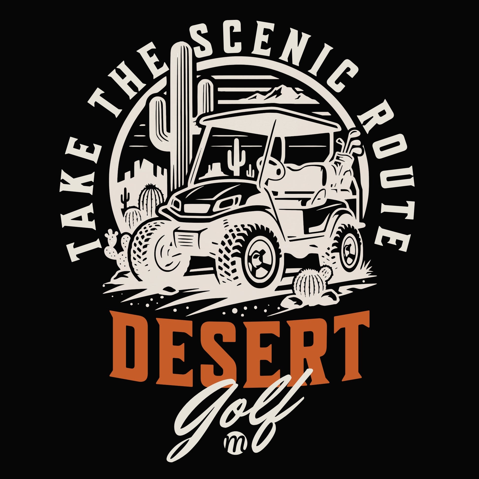 Mulli ShieldTec™ Golf Tee – Scenic Route Desert - Mulli USA