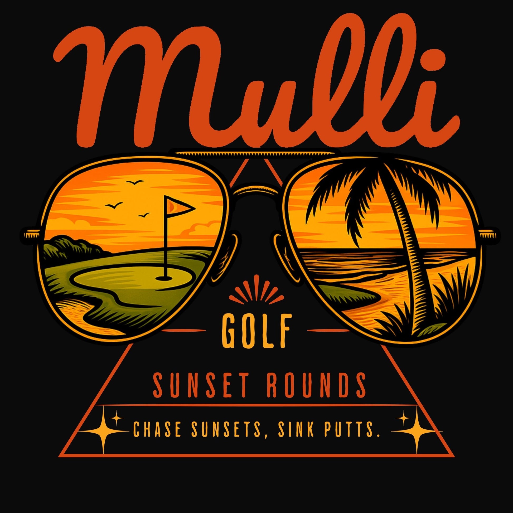 Mulli ShieldTec™ Golf Tee – Sunset Rounds - Mulli USA