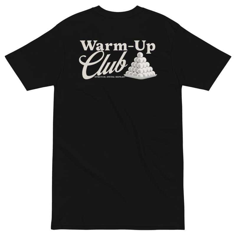 Warm - Up Club Performance Tee – Stretch. Swing. Repeat. - Mulli USA