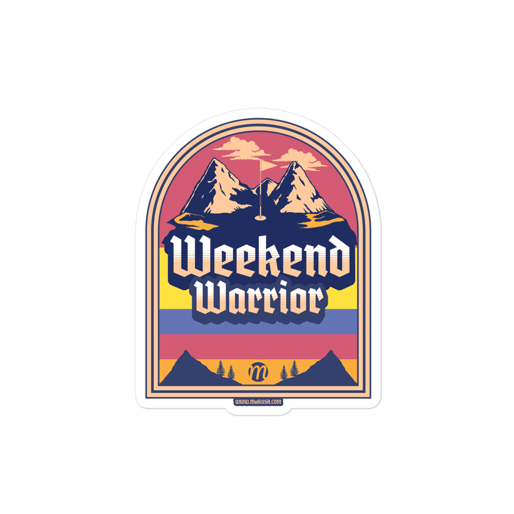 Weekend Warrior - Sticker - Mulli USA