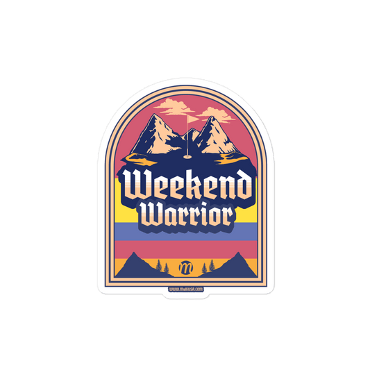 Weekend Warrior - Sticker - Mulli USA