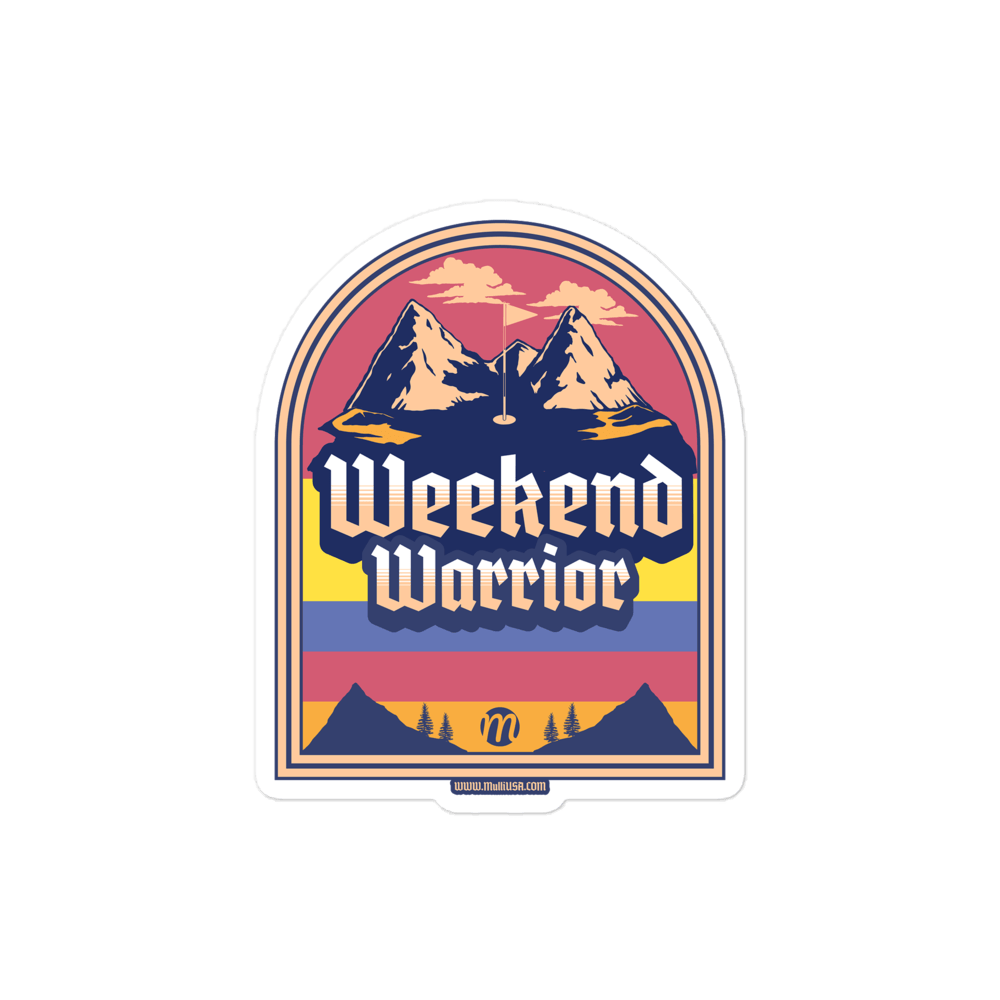 Weekend Warrior - Sticker - Mulli USA