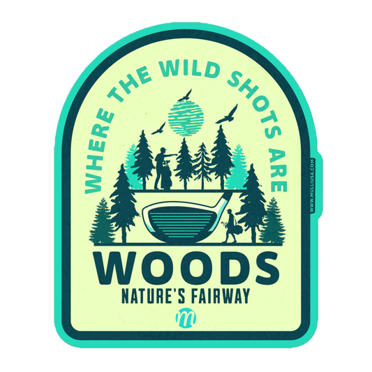 Woods Nature's Fairway - Sticker - Mulli USA