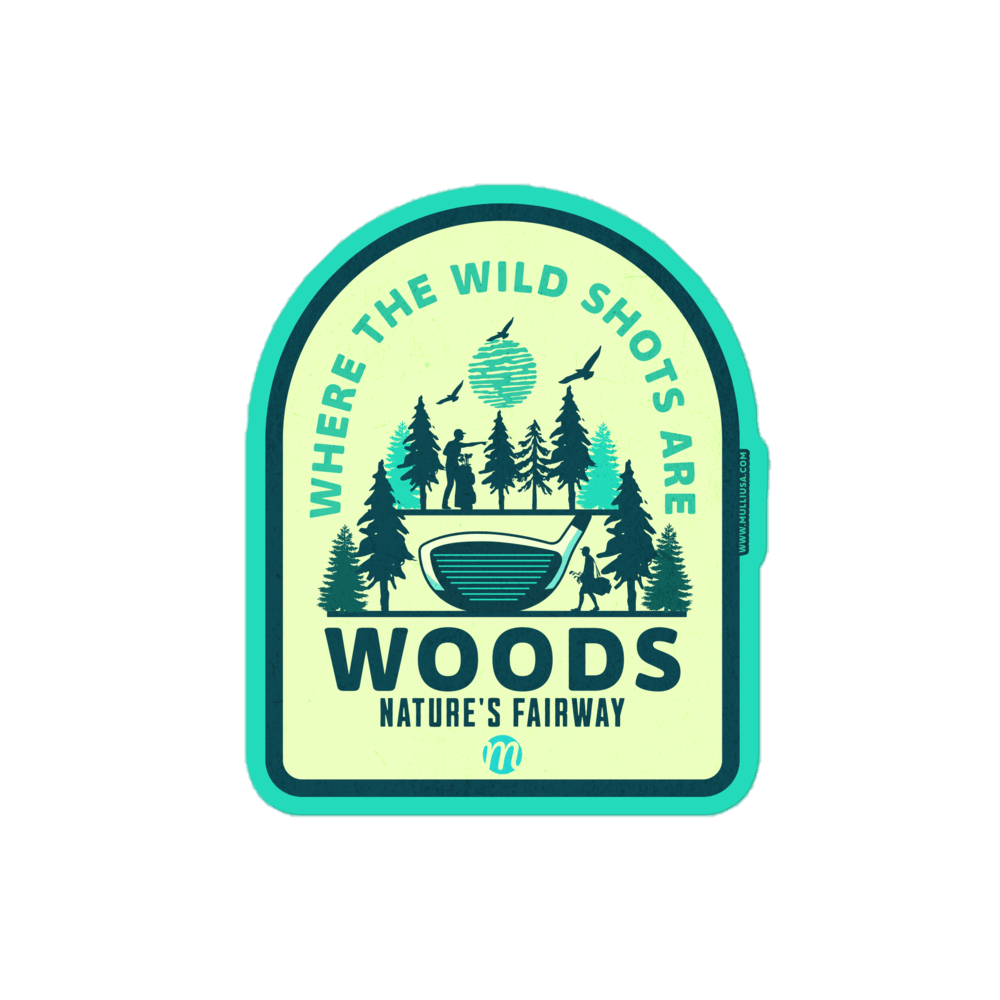 Woods Nature's Fairway - Sticker - Mulli USA